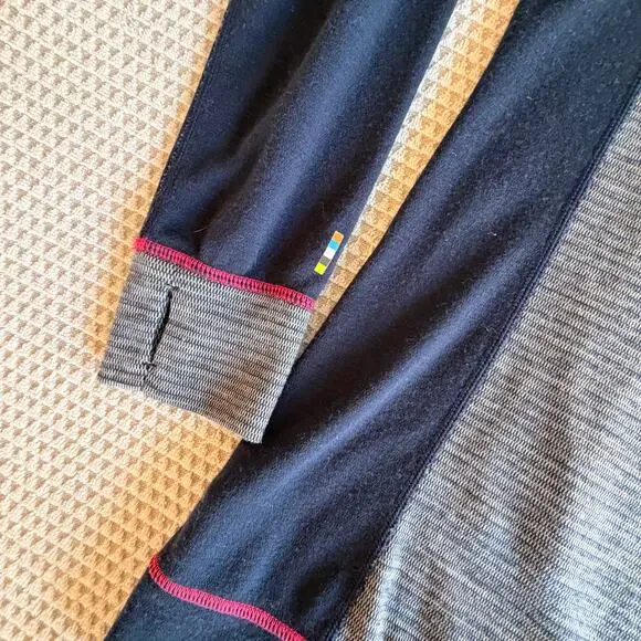 Smartwool womens 100% Merino wool sweater tunic mock neck base layer medium - Picture 4 of 9